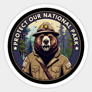 PROTECT OUR NATIONAL PARK Sticker